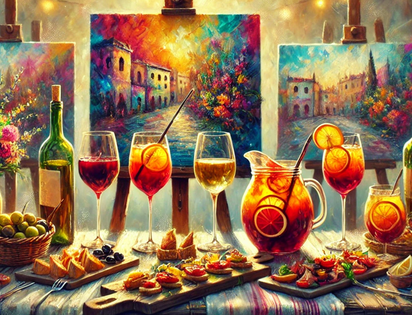Art, Wine, Tapas & Sangria @ Solano Cellars Friday, May 2nd