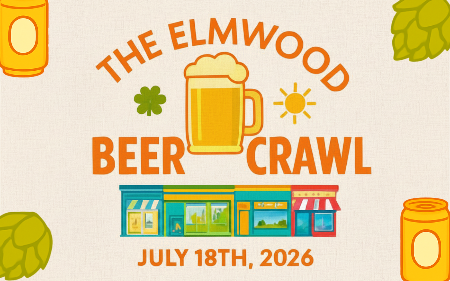 The Elmwood Beer Crawl — Saturday, July 18th | 1–5 PM