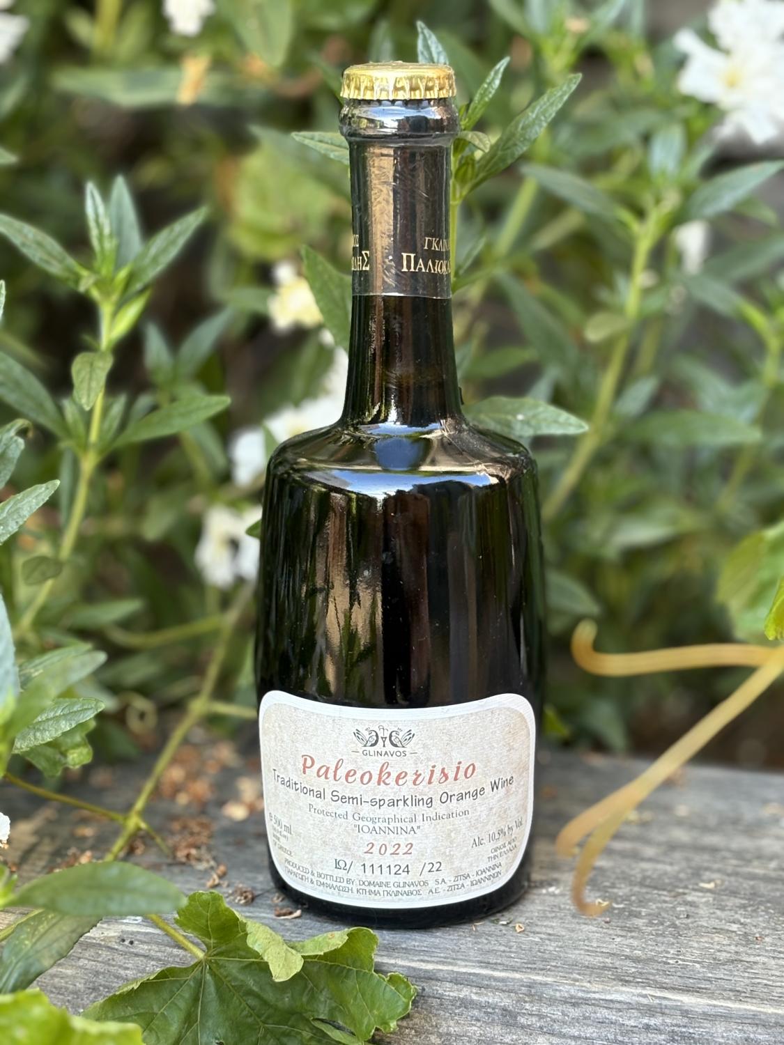 2022 Domaine Glinavos Paleokirisio Semi-Sparkling Orange Wine 500ml