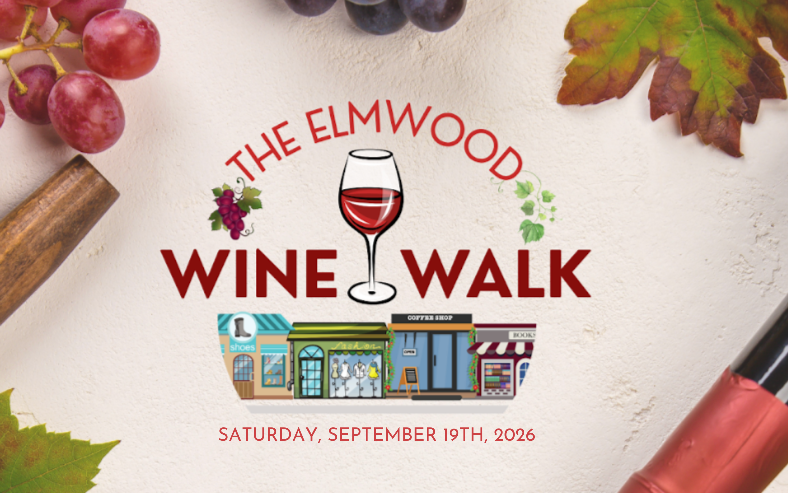The Elmwood Wine Walk — Saturday, September 19th | 1–5 PM