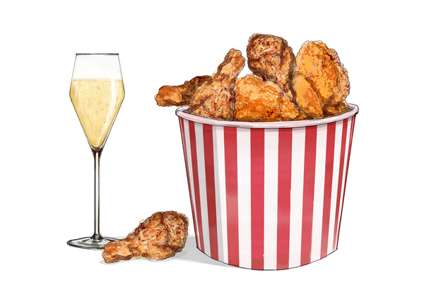 Fried Chicken and Champagne?! @ Vine September 10th