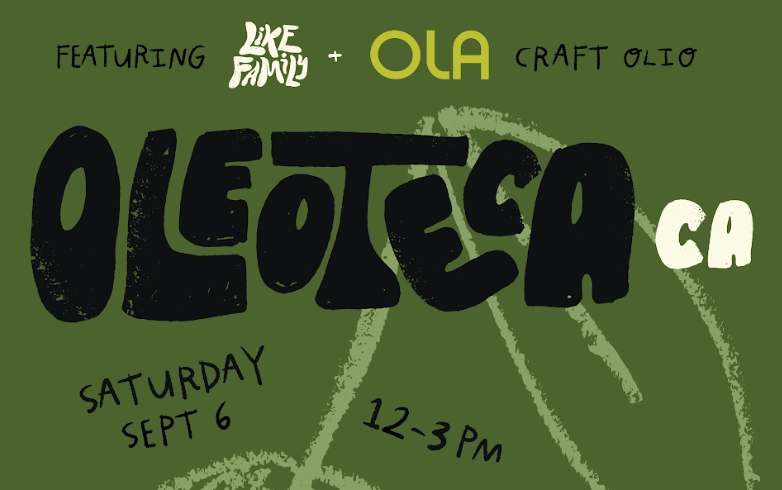 Oleoteca Olive Oil Pop Up @ Vine St. Saturday, September 6th