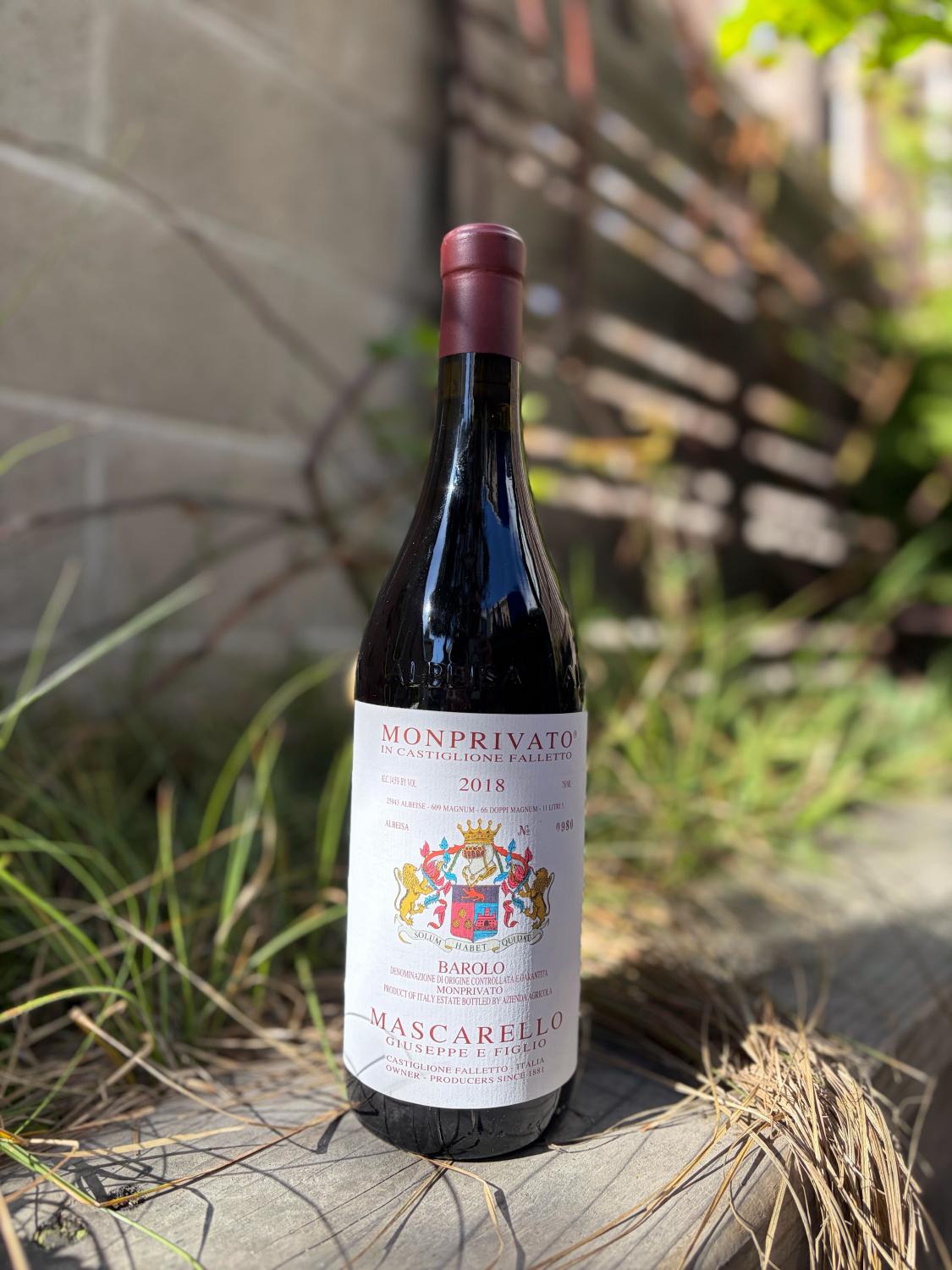 2018 Giuseppe Mascarello Monprivato Barolo