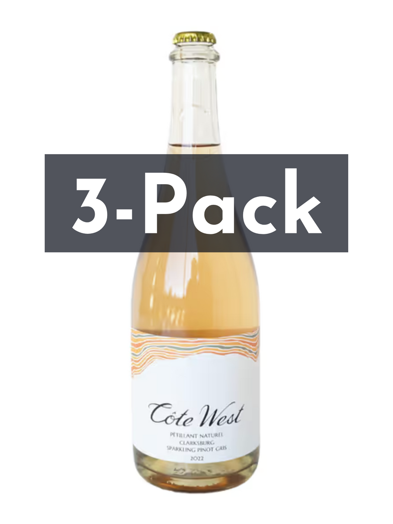 2022 Cote West 'Heringer Vineyard' Pet Nat of Pinot Gris (3-Pack)